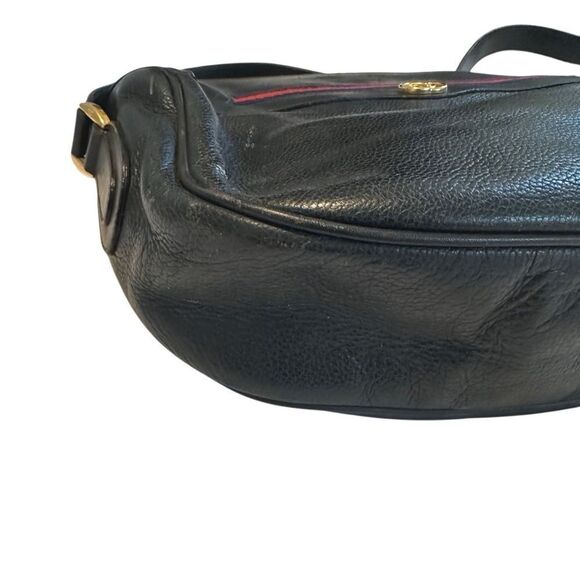 Gucci Navy and Red Crossbody Bag with Gold-Tone Hardware - Picture 12 of 16